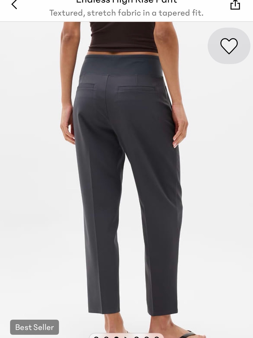 Athleta Endless High Rise Pant size 4P blue - Picture 3 of 7